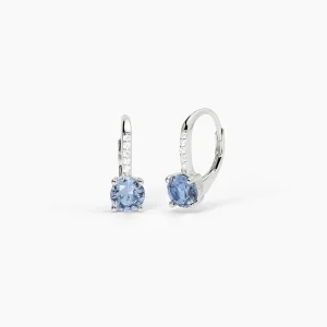 Outlet Orecchini Con Acquamarina Sintetica Gioielli | 563725 Donna Gioielli Moda Donna