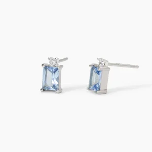 Sale Orecchini Con Acquamarina In Argento Gioielli | 563718 Donna Gioielli Moda Donna