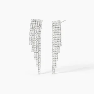 Sale Orecchini Con Cascata Di Zirconi Donna Gioielli | 563710 Donna Gioielli Moda Donna