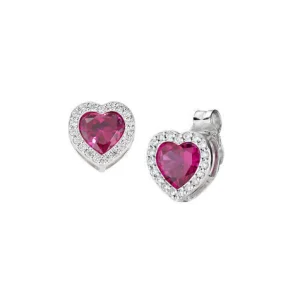 Hot Con Cuore Di Zircone Rubino Gioielli Amen | EHHBBRZ Donna Gioielli Moda Donna