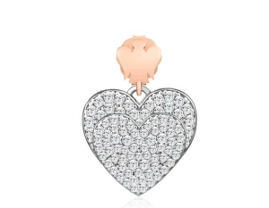 Online Orecchini Con Doppio Cuore Roberto Giannotti | GIA436 Donna Gioielli Moda Donna