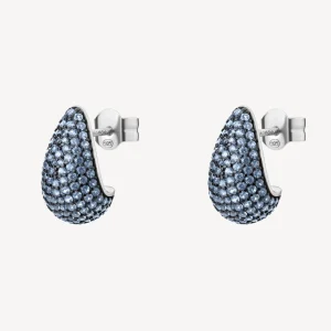 Sale Orecchini Con Galvanica Rutenio E Zirconi Light Blue Gioielli Fancy | FCL115 Donna Gioielli Moda Donna