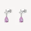 Best Orecchini Con Pendente Vibrant Pink Gioielli Fancy | FVP115 Donna Gioielli Moda Donna