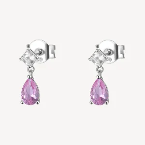 Best Orecchini Con Pendente Vibrant Pink Gioielli Fancy | FVP115 Donna Gioielli Moda Donna