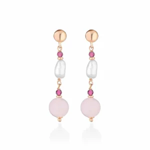 Hot Orecchini Cristelle Summer Con Perle Lelune Glamour | LGEA518.1 Donna Gioielli Moda Donna
