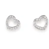 Clearance Orecchini Cuore In Argento Gioielli Amore | EHES Donna Gioielli Moda Donna