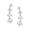 Discount Orecchini Diamonds Cascata Con Zirconi Bianchi Gioielli | E4BBZ Donna Gioielli Moda Donna