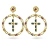 Online Orecchini Donna Croce Con Zirconi Colorati Gioielli | BPE913COM Donna Gioielli Moda Donna | Idee Regalo