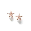 Discount Orecchini Donna Elba Stella Marina E Perle Bianche Mariacristinasterling | G4135R Donna Gioielli Moda Donna