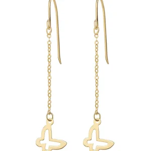 Outlet Orecchini Donna In Oro Con Farfalle Gioielli | AU9ORFAG1 Donna Gioielli Moda Donna