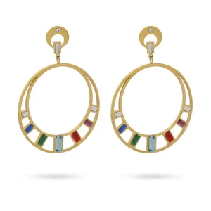 Clearance Orecchini Donna Zirconi Colorati Gioielli | CPE130D Donna Gioielli Moda Donna | Idee Regalo