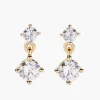 Clearance Dorati Princess Tondi Bianchi Gioielli Amen | ETOGB Donna Gioielli Moda Donna