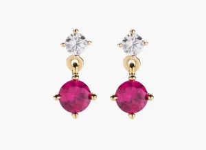Clearance Dorati Princess Tondi Rubino Gioielli Amen | ETOGR Donna Gioielli Moda Donna