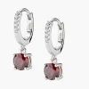 Clearance Huggies Punto Luce Rosso Gioielli Amen | ECIPBBRZ Donna Gioielli Moda Donna