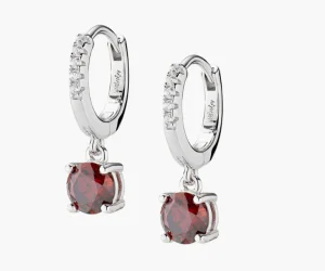 Clearance Huggies Punto Luce Rosso Gioielli Amen | ECIPBBRZ Donna Gioielli Moda Donna