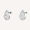 Outlet Orecchini Infinite White Gioielli Fancy | FIW125 Donna Gioielli Moda Donna