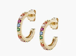 Sale  Mini Cerchio Arcobaleno Dorati Gioielli Amen |  ORRABOGMZ3 Donna Gioielli Moda Donna