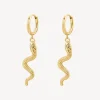 Outlet Orecchini Pendenti Chakra Serpente | BHKE193 Donna Gioielli Moda Donna