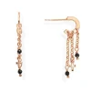 Clearance Orecchini Pendenti Donna Con Croci E Cristalli Neri Gioielli Candy Charm | ORMICRRN Donna Gioielli Moda Donna