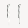 Fashion Orecchini Pendenti Lunghi Catena Torchon Essential | BNL087 Donna Gioielli Moda Donna