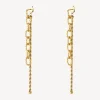 New Orecchini Pendenti Lunghi Dorati Essential | BNL084 Donna Gioielli Moda Donna