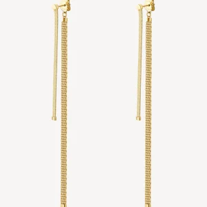 Hot Orecchini Pendenti Lunghi Dorati Essential | BNL086 Donna Gioielli Moda Donna