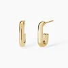 Clearance Orecchini Placcati Oro Chunky Rettangolari | 563840 Donna Gioielli Moda Donna
