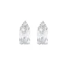 Outlet Orecchini Princess Con Zirconi Bianchi | EBABBBZ Donna Gioielli Moda Donna