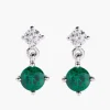 Online Princess Con Zircone Tondo Verde Gioielli Amen | ETOBV Donna Gioielli Moda Donna
