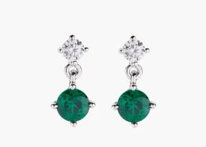 Online Princess Con Zircone Tondo Verde Gioielli Amen | ETOBV Donna Gioielli Moda Donna