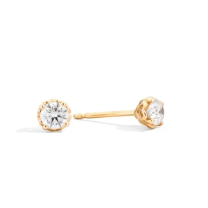 Fashion Orecchini Punto Luce In Oro Giallo E Diamanti Gioielli Anniversary | E01PX001/G016 Donna Gioielli Donna