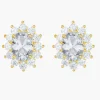 Online Royal Lady Dorati Con Zircone Bianco Amen | ORLDMGBB Donna Gioielli Moda Donna