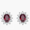 Best Royal Lady Zircone Rubino Gioielli Amen | ORLDMBBR Donna Gioielli Moda Donna