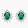 Online Royal Lady Zircone Verde Gioielli Amen |  ORLDMBBVE Donna Gioielli Moda Donna