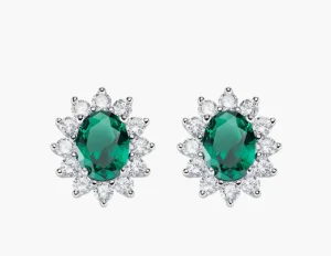 Online Royal Lady Zircone Verde Gioielli Amen |  ORLDMBBVE Donna Gioielli Moda Donna
