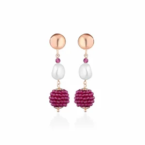 Fashion Orecchini Sophie Con Perle Lelune Glamour | LGEA531 Donna Gioielli Moda Donna