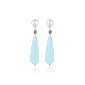 New Orecchini Sophie Con Perle Lelune Glamour | LGEA532.2 Donna Gioielli Moda Donna