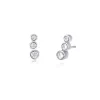 Discount Orecchini Trilogy In Argento Con Zirconi | 563247 Donna Gioielli Moda Donna