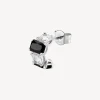 Discount Orecchino A Cerchietto Zirconia Neri Gioielli Fancy | FMB09 Donna Gioielli Moda Donna