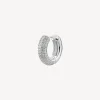 Best Orecchino A Cerchio Infinite White Gioielli Fancy | FIW126 Donna Gioielli Moda Donna