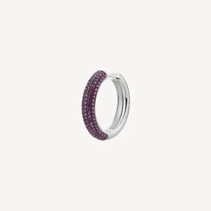 Online Orecchino A Cerchio Passion Ruby Gioielli Fancy | FPR125 Donna Gioielli Moda Donna