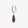 Hot Orecchino A Cerchio Pendente Passion Ruby Gioielli Fancy | FPR122 Donna Gioielli Moda Donna