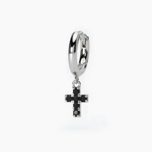 Fashion Orecchino Con Ciondolo Croce Uomo Gioiello | 563623 Uomo Gioielli Moda Uomo