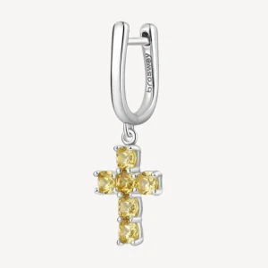 Best Orecchino Donna Con Pendente Croce Gioielli Fancy | FEY09 Donna Gioielli Moda Donna