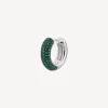 Fashion Orecchino Singolo A Cerchio Life Green Gioielli Fancy | FLG121 Donna Gioielli Moda Donna
