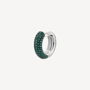 Fashion Orecchino Singolo A Cerchio Life Green Gioielli Fancy | FLG121 Donna Gioielli Moda Donna