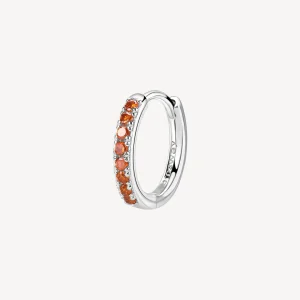 Hot Orecchino Singolo Donna A Cerchietto Orange Gioielli Fancy | FVO16 Donna Gioielli Moda Donna