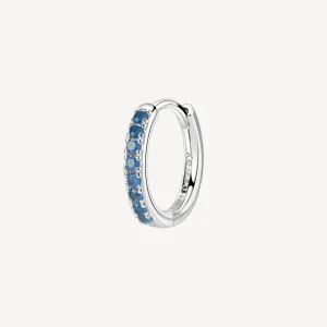 Hot Orecchino Singolo Donna A Cerchietto Freedom Blue Gioielli Fancy | FFB81 Donna Gioielli Moda Donna