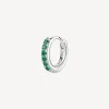 Clearance Orecchino Singolo Donna A Cerchietto Green Gioielli Fancy | FLG80 Donna Gioielli Moda Donna