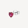 Sale Orecchino Singolo Donna A Cuore Ruby Gioielli Fancy | FPR91 Donna Gioielli Moda Donna